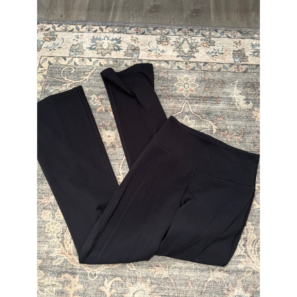 Lululemon Align High Rise Wide Leg Flare Leggings Pants Black